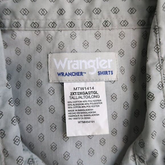 Wrangler Wrancher Short Sleeve Men's Shirt - Picture 2 of 7